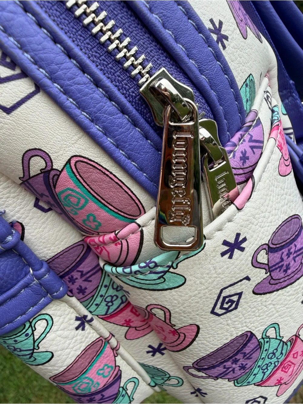 Disney Parks Loungefly Alice in Wonderland Mad Tea Party Teacups Backpack NWT